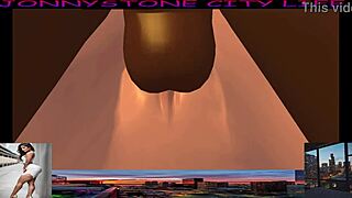 Jonnystone Meets Latina Model in 3D Interracial Monster Cock Scene