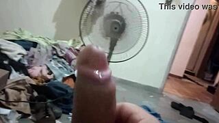 Look at this trans sucking my big dick so deliciously