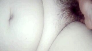 wife enjoys gentle licking of her pussy and ass in intimate moment