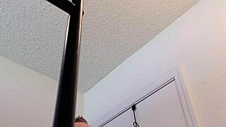 Quick Bathroom Bang with Busty Wife