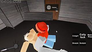 Roblox character adventure on the floor with group interaction