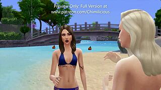 lucky cameraman, threesome with super models?