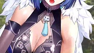 Yelan from Genshin Impact Gets Slammed Hard in Wild Anime Hentai Action with Raw Intensity