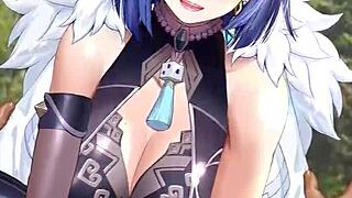 Yelan from Genshin Impact Gets Slammed Hard in Wild Anime Hentai Action with Raw Intensity