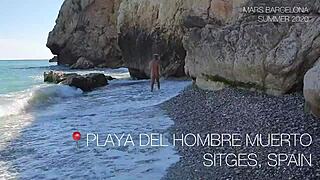 Cruising for public sex on the gay nude beach