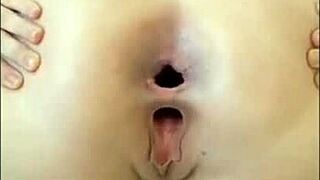 Compilation winking asshole spreading