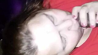 First Time Sucking This Hard Cock with Excitement