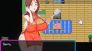 Squirt in Oppaimon hentai game, a Pokémon parody
