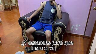 Interview with straight guy turns into gay porn casting with huge dick and cumshot.