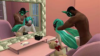 Miku gets fucked by a black guy