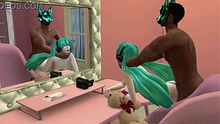 Miku gets fucked by a black guy