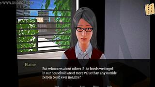 In my new family series, the blonde explores erotic adventures with anime characters