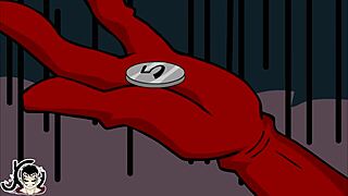 Nightcrawler teleport malfunction in animated porn video