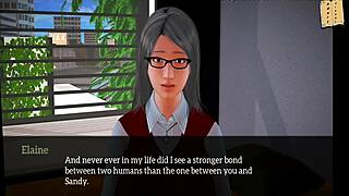 In my new family series, the blonde explores erotic adventures with anime characters