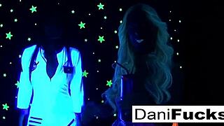 Sexy Dani's hot black threesome explodes!