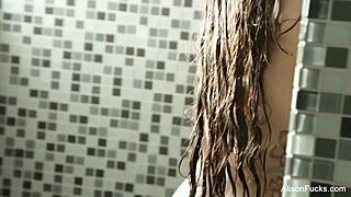 Watch Alison Tyler masturbate in the shower?