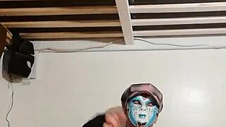 Ladyboy Tries Riding a Dildo for the First Time