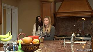 Georgia Jones and Lena Nicole make up passionately