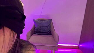 Two playful lesbians dominating each other in bondage, fingering wet pussies and teasing tits