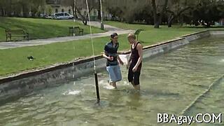 Wow, can you handle this rough gay action exploding with raw energy?!