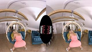 Blonde screams, Orgasm from taboo masturbation feels amazing!