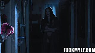 In Screwged Part 1, Sheena Ryder and Penelope Woods get clothes ripped for blowjobs.