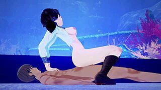 bioshock elizabeth - japanese hentai riding and cumshot