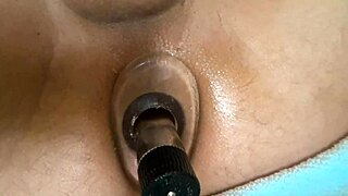 close up tunnel anal and vibrator