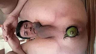 This gay passive guy gets dominated by a hung stud in intense action