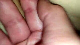 Asian amateur cums hard from wet pussy fingering