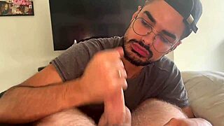 big white cock cums in mouth