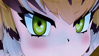 Bengal tiger says, 'Let's fuck in Kemono Friends anime.'