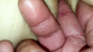Asian amateur cums hard from wet pussy fingering