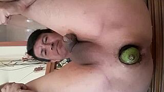 This gay passive guy gets dominated by a hung stud in intense action