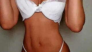 Briana Banderas Models Lingerie With Sultry Poses