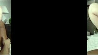 in reality vr, a skinny petite android in latex gets bent over for doggystyle and cowgirl riding