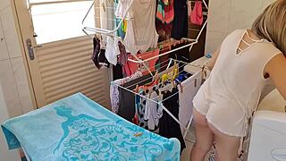 Mostrei a Calcinha, Check Out These Natural Tits and Pussy Now!