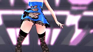 Hatsune Miku gets intensely fucked in bold hentai anime scene