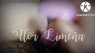 Peruvian Woman Plays With Dildo At Work