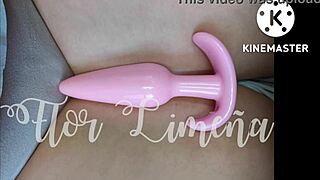 Peruvian Woman Plays With Dildo At Work