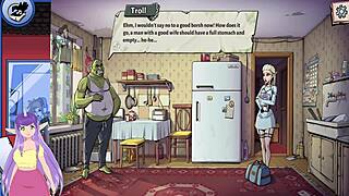 Souper game demo featuring a hot elf blonde in anime hentai style.