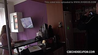 the naughty blonde says 'give me oral and doggystyle sex'