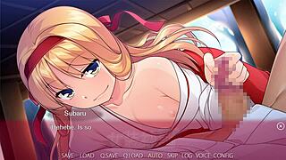 Trap legend Subaru receives handjob and cumshot in intense sex scene.