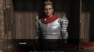 blonde and redhead play knights tale with small tits