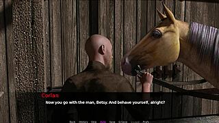 blonde and redhead play knights tale with small tits