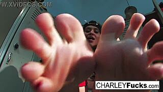 Charley Chase's Wild Lucha Libre Foot Fetish