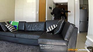 Tanzanian babe fucked senseless by agent in raw African casting!