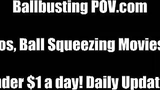 Femdom Humiliation Involves Bondage And Kicking