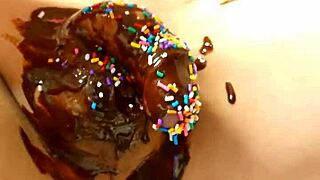 A story of Japanese gay amateurs cooking chocolate banana with penis play.