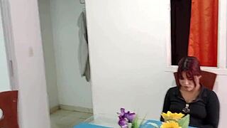 Convinced My Hermanastra to Suck Me Off Until I Explode in Her Mouth!